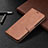 Leather Case Stands Flip Cover Holder B04F for Vivo Y11s