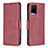 Leather Case Stands Flip Cover Holder B04F for Vivo Y32 4G