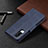 Leather Case Stands Flip Cover Holder B04F for Vivo Y53s 4G