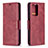 Leather Case Stands Flip Cover Holder B04F for Xiaomi Mi 11T 5G Red