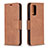 Leather Case Stands Flip Cover Holder B04F for Xiaomi Poco M3