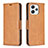 Leather Case Stands Flip Cover Holder B04F for Xiaomi Redmi 12 4G