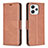 Leather Case Stands Flip Cover Holder B04F for Xiaomi Redmi 12 4G