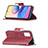 Leather Case Stands Flip Cover Holder B04F for Xiaomi Redmi Note 10 5G