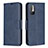 Leather Case Stands Flip Cover Holder B04F for Xiaomi Redmi Note 10T 5G