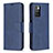 Leather Case Stands Flip Cover Holder B04F for Xiaomi Redmi Note 11 4G (2021)