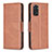 Leather Case Stands Flip Cover Holder B04F for Xiaomi Redmi Note 11S 4G