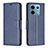 Leather Case Stands Flip Cover Holder B04F for Xiaomi Redmi Note 13 Pro 5G