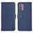 Leather Case Stands Flip Cover Holder B04H for Nokia G42 5G Blue