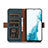 Leather Case Stands Flip Cover Holder B04H for OnePlus 10 Pro 5G