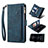 Leather Case Stands Flip Cover Holder B04S for Samsung Galaxy S20 Ultra 5G