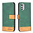 Leather Case Stands Flip Cover Holder B05F for Motorola Moto E32