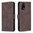 Leather Case Stands Flip Cover Holder B05F for Oppo A74 4G Brown