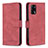 Leather Case Stands Flip Cover Holder B05F for Oppo F19 Red