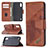 Leather Case Stands Flip Cover Holder B05F for Samsung Galaxy A01 SM-A015