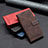 Leather Case Stands Flip Cover Holder B05F for Samsung Galaxy A03