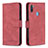 Leather Case Stands Flip Cover Holder B05F for Samsung Galaxy A11 Red