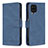 Leather Case Stands Flip Cover Holder B05F for Samsung Galaxy A12 5G Blue