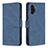 Leather Case Stands Flip Cover Holder B05F for Samsung Galaxy A13 4G Blue