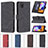 Leather Case Stands Flip Cover Holder B05F for Samsung Galaxy A31