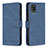 Leather Case Stands Flip Cover Holder B05F for Samsung Galaxy A31 Blue