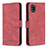 Leather Case Stands Flip Cover Holder B05F for Samsung Galaxy A31 Red