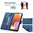 Leather Case Stands Flip Cover Holder B05F for Samsung Galaxy A32 4G