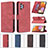 Leather Case Stands Flip Cover Holder B05F for Samsung Galaxy A32 4G