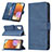 Leather Case Stands Flip Cover Holder B05F for Samsung Galaxy A32 4G