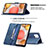 Leather Case Stands Flip Cover Holder B05F for Samsung Galaxy A42 5G