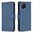 Leather Case Stands Flip Cover Holder B05F for Samsung Galaxy A42 5G Blue