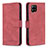 Leather Case Stands Flip Cover Holder B05F for Samsung Galaxy A42 5G Red