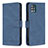 Leather Case Stands Flip Cover Holder B05F for Samsung Galaxy A51 5G Blue