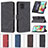 Leather Case Stands Flip Cover Holder B05F for Samsung Galaxy A71 4G A715