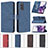 Leather Case Stands Flip Cover Holder B05F for Samsung Galaxy S20 5G