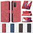 Leather Case Stands Flip Cover Holder B05F for Samsung Galaxy S20 FE 4G