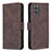 Leather Case Stands Flip Cover Holder B05F for Samsung Galaxy S20 Plus Brown