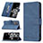 Leather Case Stands Flip Cover Holder B05F for Samsung Galaxy S20 Ultra