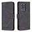 Leather Case Stands Flip Cover Holder B05F for Samsung Galaxy S20 Ultra Black