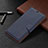 Leather Case Stands Flip Cover Holder B05F for Samsung Galaxy S21 Ultra 5G