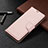 Leather Case Stands Flip Cover Holder B05F for Samsung Galaxy S21 Ultra 5G