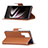 Leather Case Stands Flip Cover Holder B05F for Samsung Galaxy S24 Ultra 5G