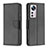 Leather Case Stands Flip Cover Holder B05F for Xiaomi Mi 12S 5G Black