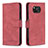 Leather Case Stands Flip Cover Holder B05F for Xiaomi Poco X3 NFC Red