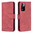 Leather Case Stands Flip Cover Holder B05F for Xiaomi Poco X4 NFC Red