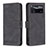 Leather Case Stands Flip Cover Holder B05F for Xiaomi Poco X4 Pro 5G Black