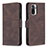 Leather Case Stands Flip Cover Holder B05F for Xiaomi Redmi Note 10 4G