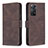 Leather Case Stands Flip Cover Holder B05F for Xiaomi Redmi Note 11 Pro 4G