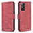 Leather Case Stands Flip Cover Holder B05F for Xiaomi Redmi Note 11 Pro 4G Red