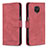 Leather Case Stands Flip Cover Holder B05F for Xiaomi Redmi Note 9S Red